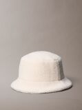 Λευκό Καπέλο Bucket Από Sherpa  Γυναίκα