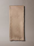 Grey Allover Emblem Logo Shine Scarf  Women