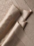 Grey Allover Emblem Logo Shine Scarf  Women