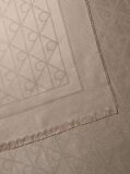 Grey Allover Emblem Logo Shine Scarf  Women