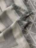 Blue Emblem Jacquard Square Modal Scarf  Women