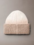 Brown Monologo Ombre Rib Beanie  Women