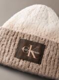 Brown Monologo Ombre Rib Beanie  Women