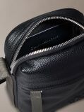 Black Crossbody Reporter Bag  Men