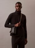 Black Crossbody Reporter Bag  Men
