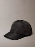 Black Logo Patch Cap  Men