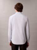 Blue Slim Stretch Button-Down Shirt  Men
