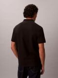 Black Piqué Tipping Polo Shirt  Men