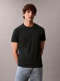 Green Short Sleeve Stretch Cotton Slim T-Shirt  Men