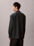 Green Melange Button-Down Easy Shirt  Men