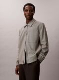 White Wool Houndstooth Blouson Jacket  Men