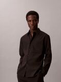 Black Seersucker Classic Shirt  Men