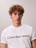 White Linear Logo T-Shirt  Men