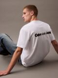 White Relaxed Gloss Logo T-shirt  Men