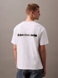 White Relaxed Gloss Logo T-shirt  Men