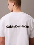 White Relaxed Gloss Logo T-shirt  Men