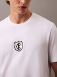 White Shield Logo T-shirt  Men