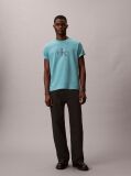 Blue Monogram Logo T-Shirt  Men
