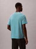 Blue Monogram Logo T-Shirt  Men