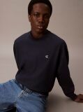 Blue Premium Fleece Relaxed Sweatshirt  Men