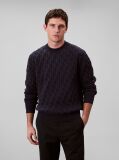 Blue Cotton Jumper  Men