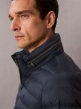 Blue Lightweight Nylon Puffer Jacket  Men