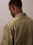Green Nylon Bomber Jacket  Men