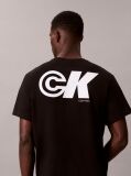 Μαύρο T-Shirt Με Λογότυπο  Άνδρας