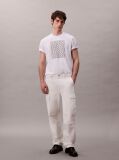 White Monogram Logo Easy Tee  Men