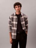 Black Plaid Brushed Relaxed Button-Down Shirt  Men