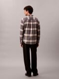 Black Plaid Brushed Relaxed Button-Down Shirt  Men