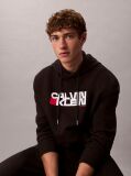 Black Logo Graphic Hoodie  Men