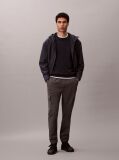 Grey Skinny Twill Cargo Pants  Men