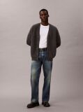 Grey 90's Straight Jeans  Men