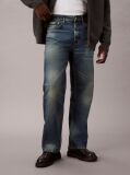 Grey 90's Straight Jeans  Men