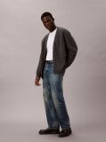 Grey 90's Straight Jeans  Men
