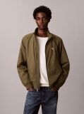 Green Padded Harrington Jacket  Men