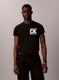 Black Short Sleeve Graphic T-Shirt  Men