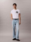White Short Sleeve Graphic T-Shirt  Men