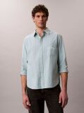 Green Stripe Relaxed Button-Down Shirt  Men