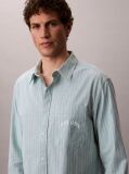 Green Stripe Relaxed Button-Down Shirt  Men