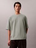Green Relaxed Cooling Pique T-Shirt  Men
