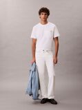 White Chest Pocket Badge T-shirt  Men