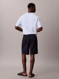 Blue Cotton Twill Chino Shorts  Men
