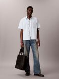 Denim Boxy Denim Short Sleeve Shirt  Men