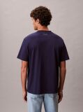 Blue Embroidered Logo T-shirt  Men
