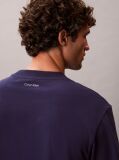 Blue Embroidered Logo T-shirt  Men