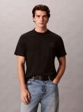 Black Relaxed Embossed Logo T-shirt  Men