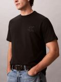 Black Relaxed Embossed Logo T-shirt  Men