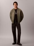 Black Cotton Terry Monogram Sweatshirt  Men